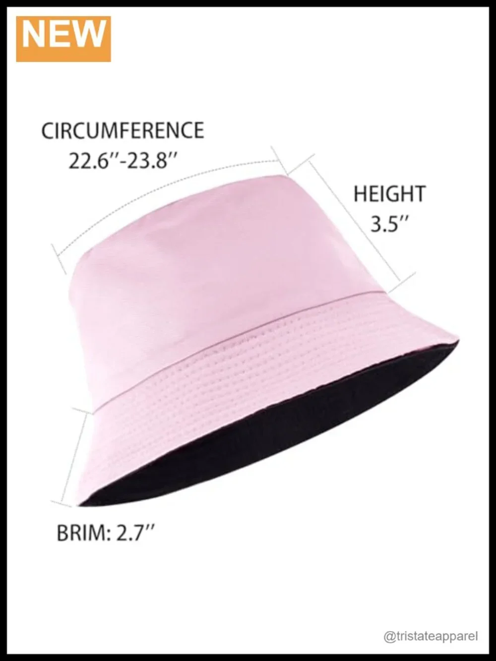 Reversible Cotton Bucket Hat - Women's UV Protection Summer Beach Hat